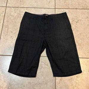Vans Men's Size: 36 Plaid Black and Grey Shorts
